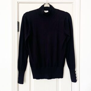 Spence size small black knit turtleneck